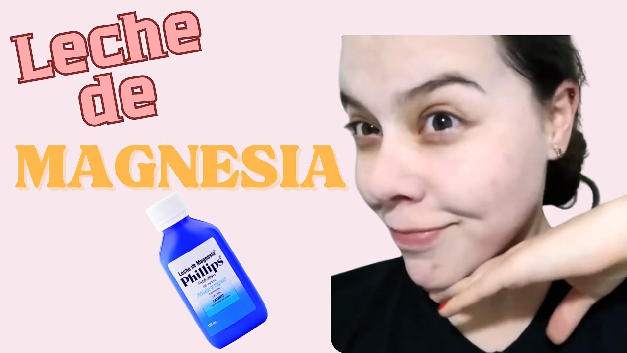 Cómo usar leche de magnesia en el rostro por 7 DIAS