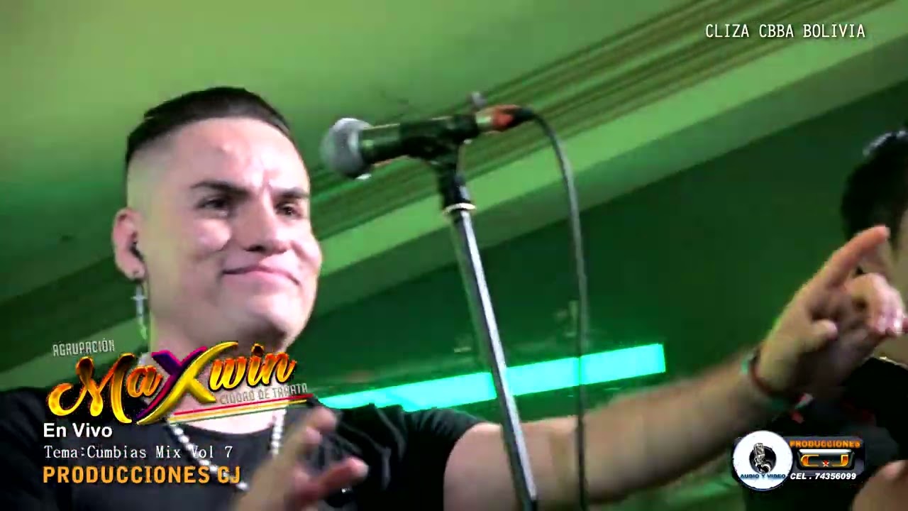 CUMBIAS MIX VOL 7   MAXWIN EN VIVO 2025 CLIZA