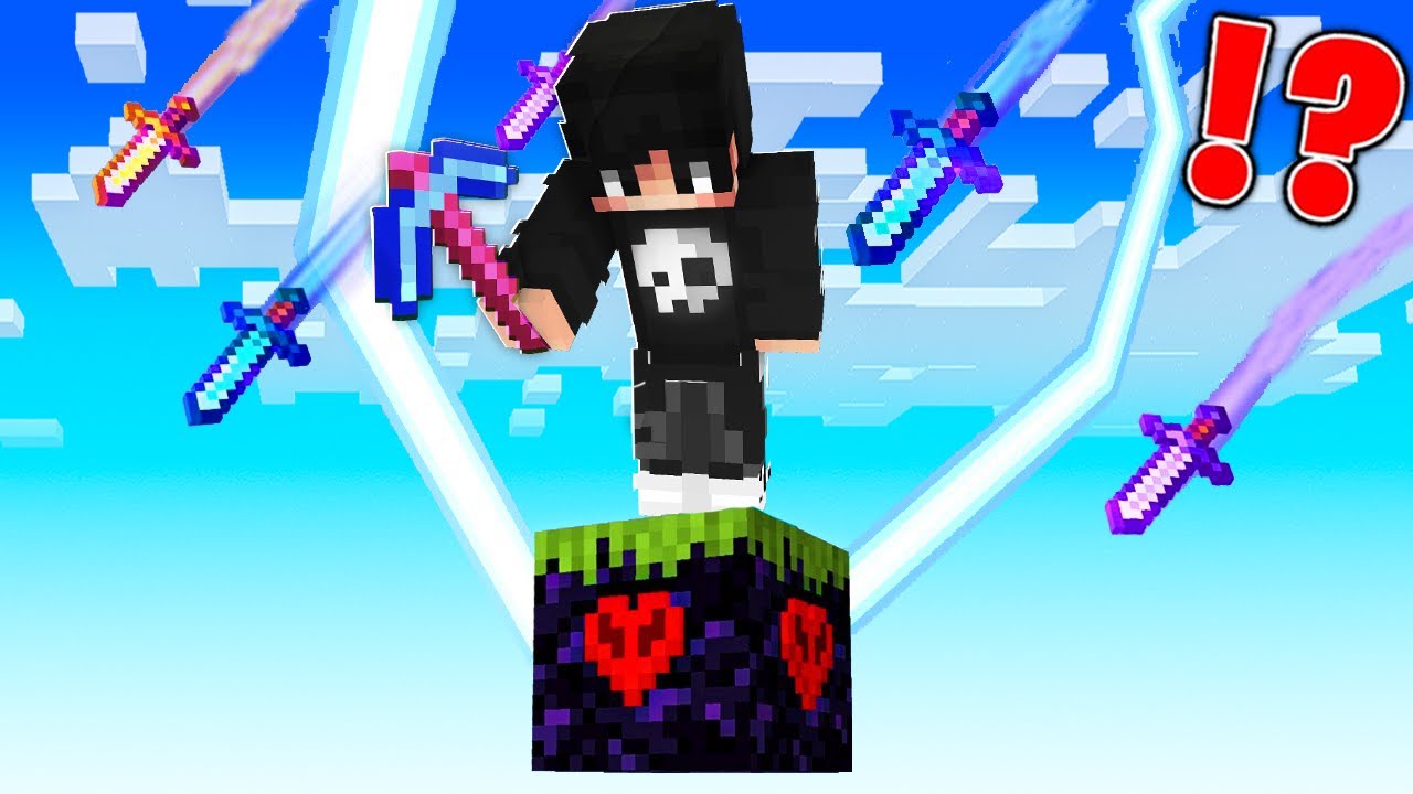 ماين كرافت عشت على اقوى بلوكة هاردكور ولكن الحظ اسطوري !!؟