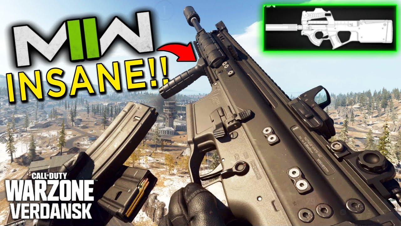 This MW2 Assault Rifle is INSANE - SCAR-L & P90/HDR Loadout in Warzone Solos Verdansk Win Gameplay