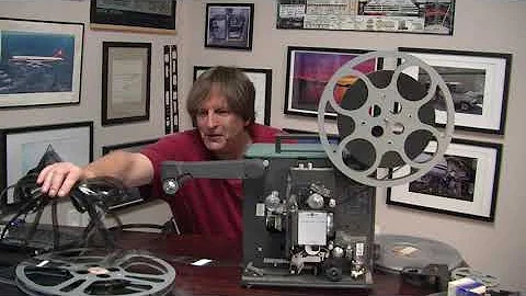 A vintage Bell and Howell Filmosound 1540 16mm Pro...