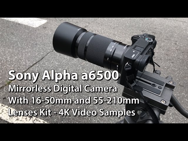 Sony Alpha a6500 Mirrorless with 16-50mm and 55-210mm Lens Kit