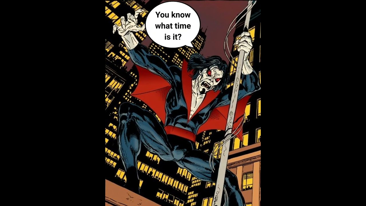 It's Morbin' time - Morbius meme