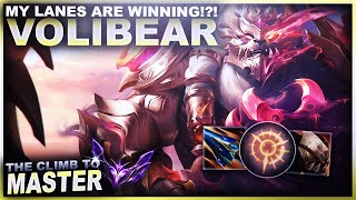 WHAT TO DO WHEN YOUR LANERS ARE WINNING!?! VOLIBEAR! | League of Legends