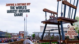 Jumped My Dirtbike Off The World’s Largest Rocking Chair! WLWT pt. 1 - 365 Vlogs w. BQ