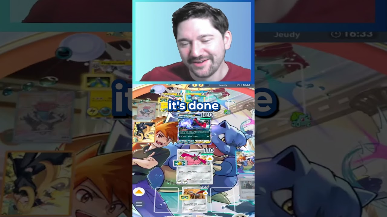 Darkrai EX Melts to Wormadam #shorts #pokemonpocket
