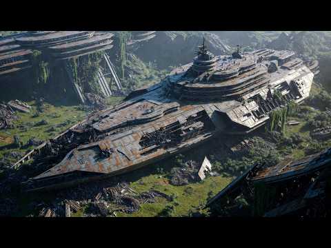 Abandoned Giant Spacecraft Restoration Into $1B Futuristic