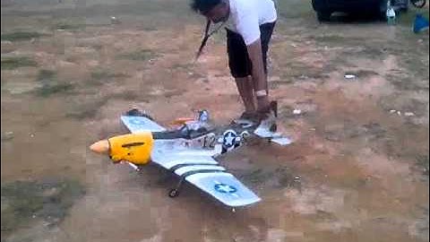 Mustang P-51 Engine 4stroke ASP 70 Maiden