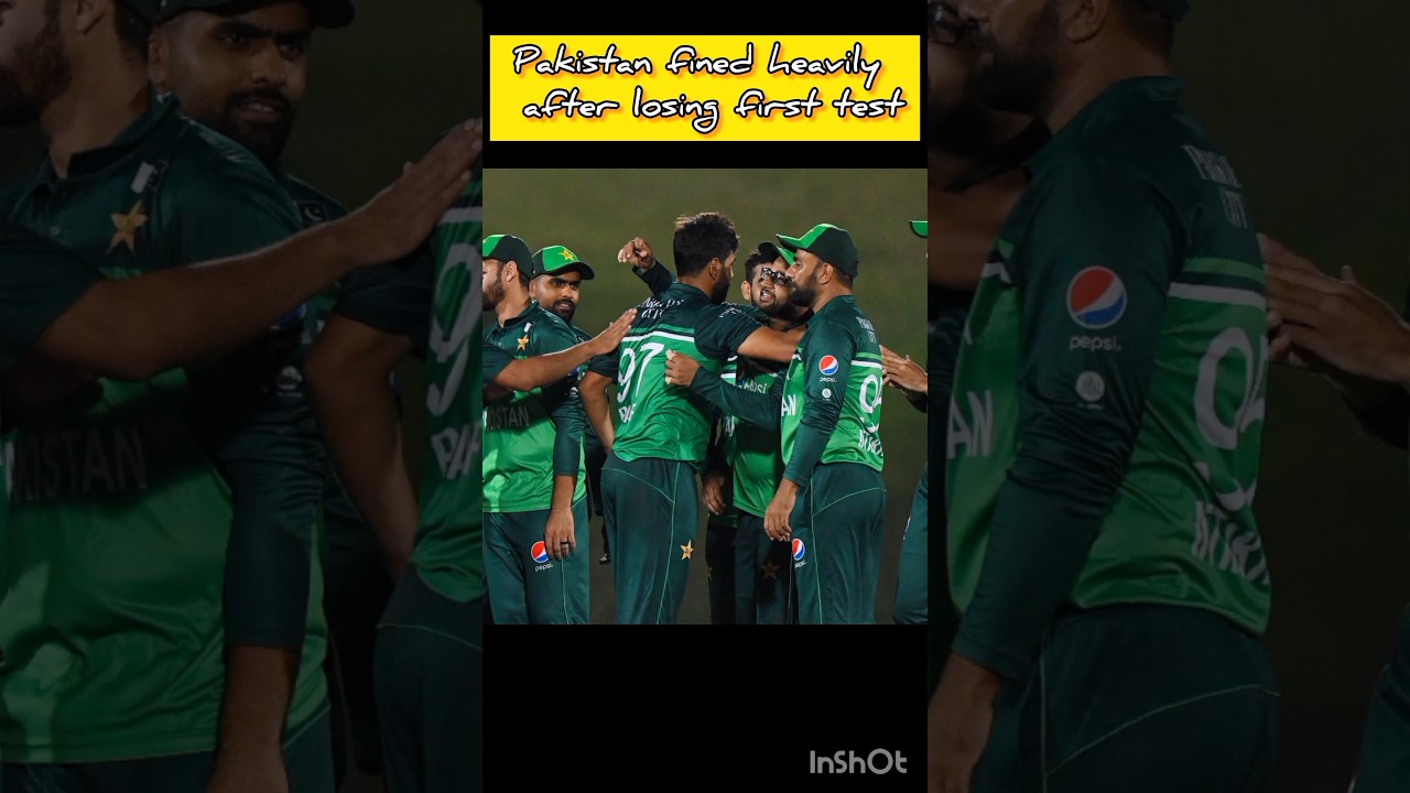 AUS vs PAK: After losing the first test, Pakistan team was fined heavily, suffered huge loss