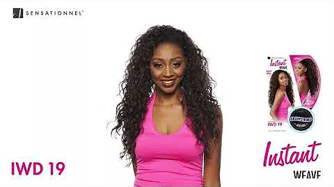 Sensationnel Instant Weave Drawstring IWD 19 Hairpiece 360°view