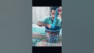 Bold blue block printing #textileart #youtube #blockprinting