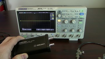 Adding a function generator (SAG1021) to an SDS1004X-E Series Oscilloscope