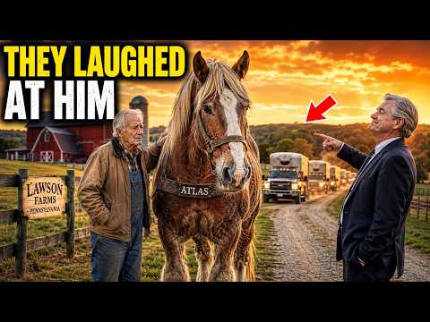 Everyone Mocked Him for Saving a Dying Horse — 18 Years Later, 40 Trucks Came to His Farm