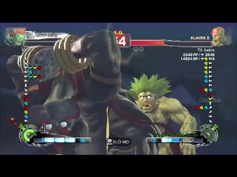 SSFIV AE Ver.2012 : IOctopusOnFireI ( Blanka ) VS TS Sabin ( Dhalsim ) Ranked Match On Xbox 360