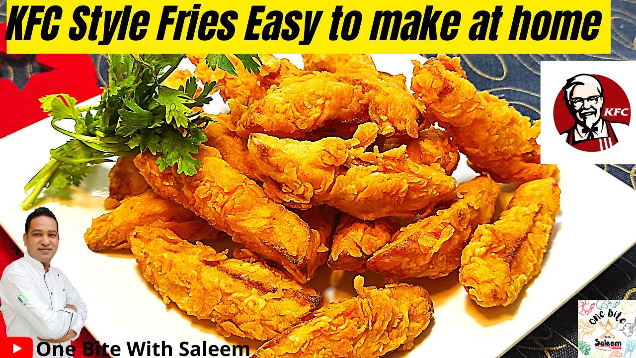 How to make KFC style Fries KFC Style Fries easy recipe step by step