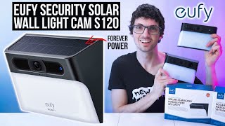 2In1 & Forever Power! eufy Solar Wall Light Cam S120 Review & Test (Affordable Multi Cam Setup)