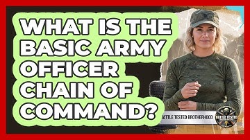What Is The Basic Army Officer Chain Of Command? - Battle Tested Brotherhood