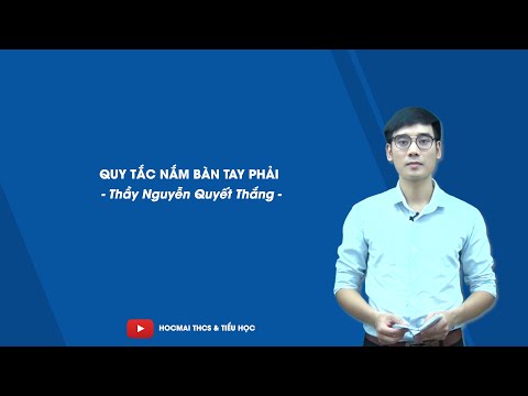 Quy tắc nắm bàn tay phải - Vật lí 9 - Thầy Nguyễn Quyết Thắng - HOCMAI