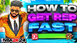 HOW TO REP/LEVEL UP FAST NBA 2K24 HIT LEVEL 40 in 1 DAY REP GLITCH BEST REP METHOD NBA 2K24