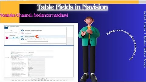 Show Table Fields in Dynamics Navision