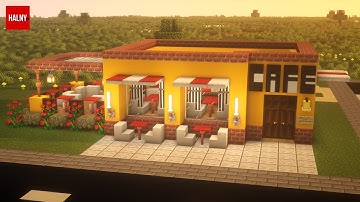 How to build a cafe in Minecraft (without mods)