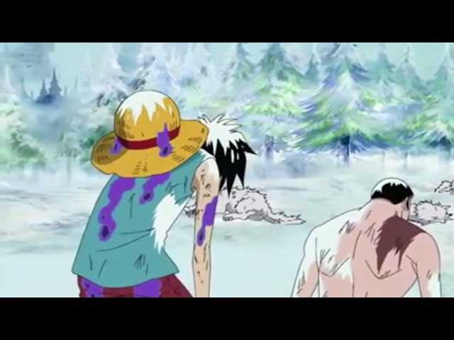 [HD] Luffy and Bon Clay vs Wolves ( Haki ) - English Sub class=