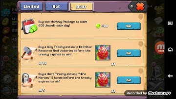 Clash of lords 2 daily gems get total of 400 or more daily