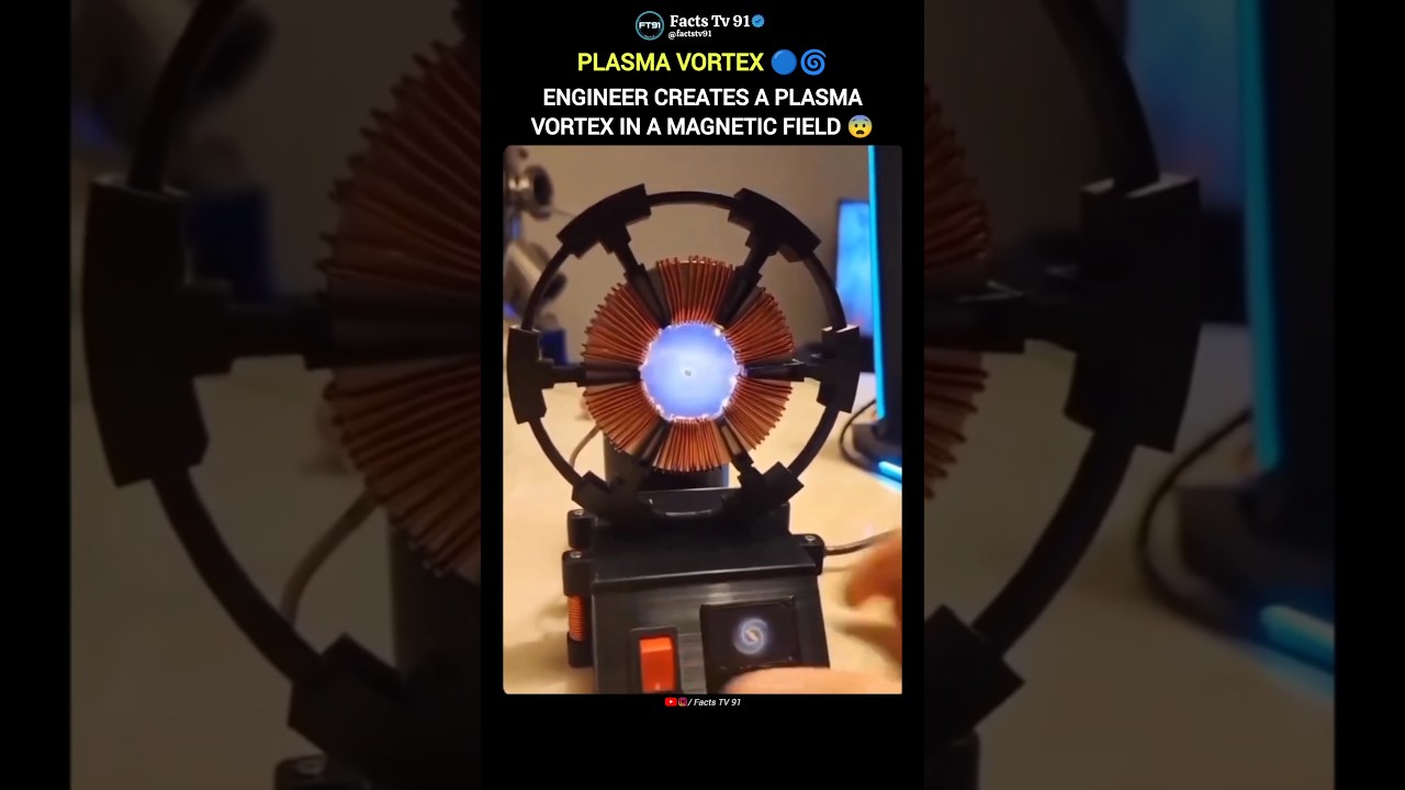 Plasma Trapped by Magnetism 😳