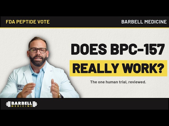 The Only Human BPC-157 Trial, and What It Actually Showed