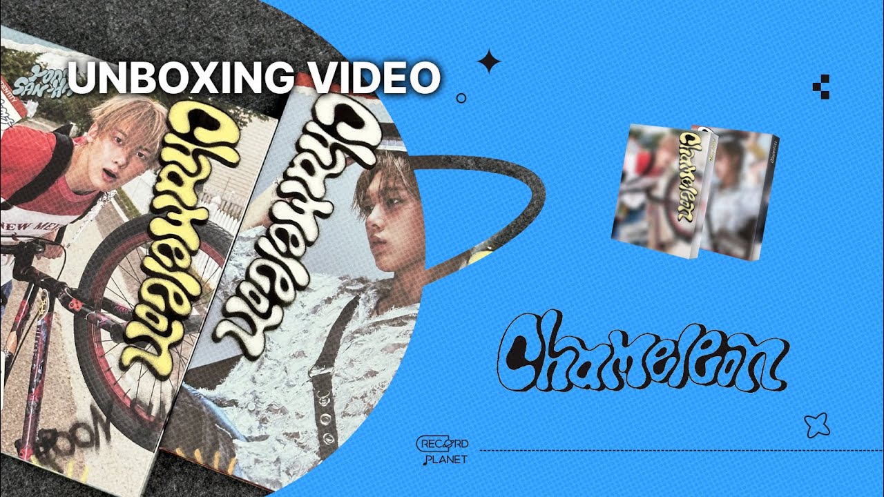 YOON SAN HA [ CHAMELEON ] UNBOXING｜윤산하 앨범깡 #YOONSANHA #윤