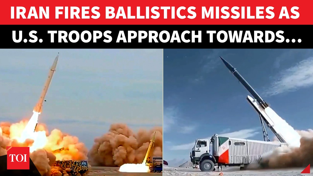 Iran RAINS BALLISTIC Missiles In Warning Shot To US Military As Warships Approach… | Trump ‘Alarmed’