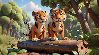 Four Tiny Tigers Jump and Roar + More Nursery Rhymes & Kids Songs