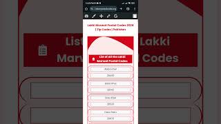 Celebrity Gow to find the Lakki Marwat Postal Codes? Net Worth