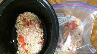 Large Family Slow Cooker Meals: Easy Homemade Meatloaf Recipe