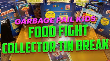 2021 Garbage Pail Kids Food Fight Collector Tin Box Break