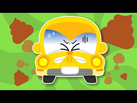 Funny Car Fart Song | Ppoong Ppoong Vehicles | Car Songs | Nursery Rhymes & Kids Songs