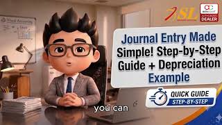 Journal Entry Made Simple! Step-by-Step Guide + Depreciation Example