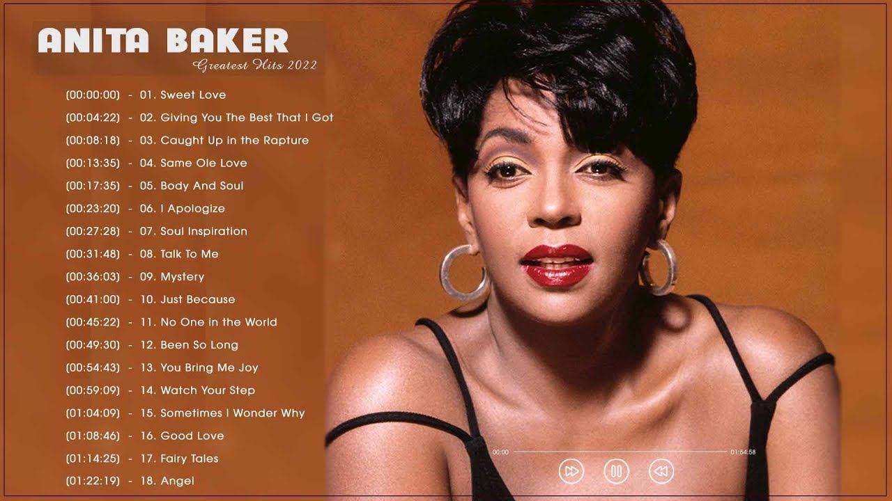 Top Love songs of Anita Baker   Best of Anita Baker   Anita Baker greatest's hits 2023 Full Album