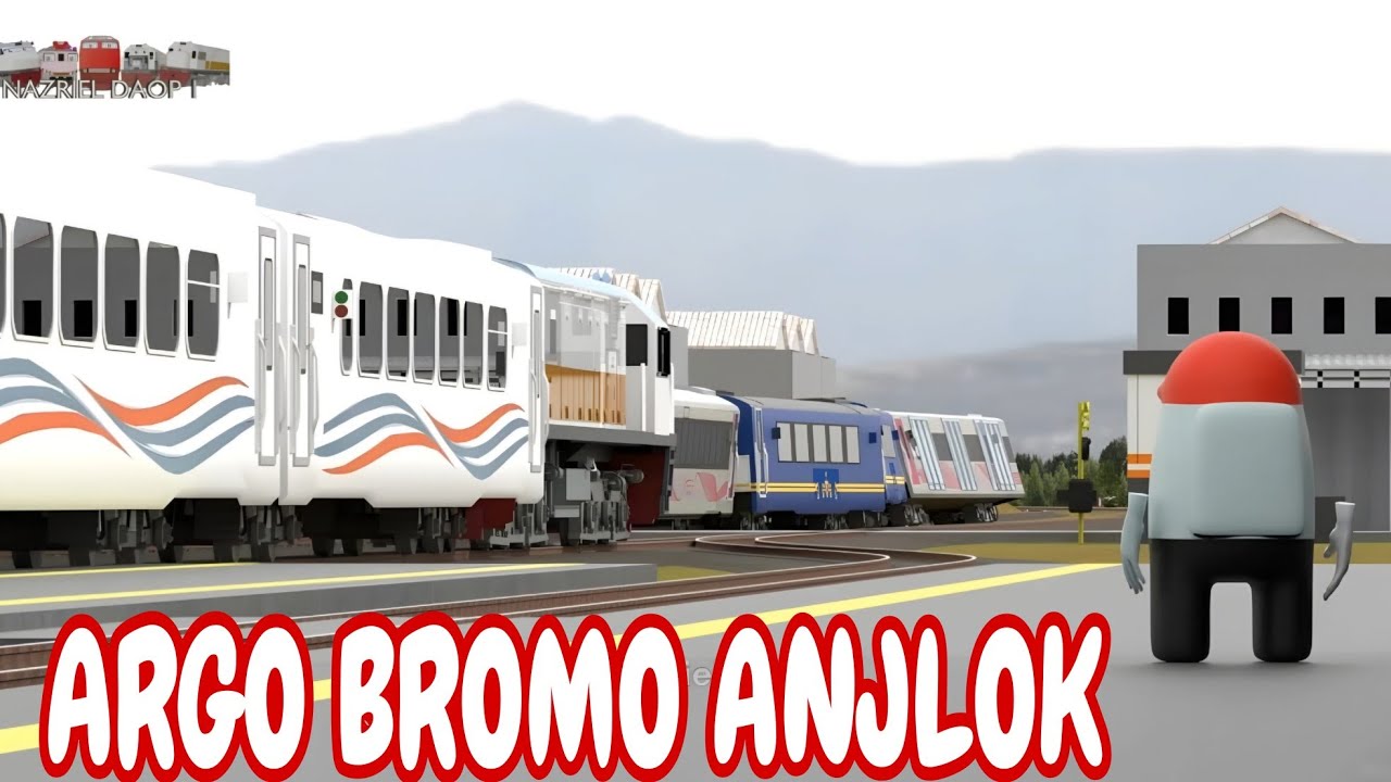 KA ARGO BROMO ANGGREK ANJLOK DI STASIUN PAGADEN BARU SUBANG
