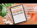 TRY THIS Colorful Calendar & Planner for iPad 💕