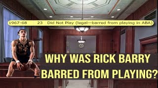 Why Was Rick Barry Legally Barred From Playing? | The Origins of Free Agency