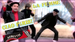 La Femme ("Rock Machine") : "Ciao Paris" live acoustic radio by Sacha & Marlon, 08/10/2024, Paris.