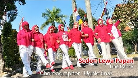 Sedon Lewa Papan - Line Dance - Demo By : Thie Class Bumi Sariwangi Line Dance
