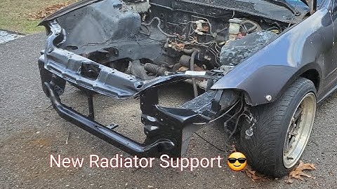 Eg hatch radiator support replacement