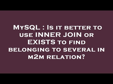 MySQL : Is