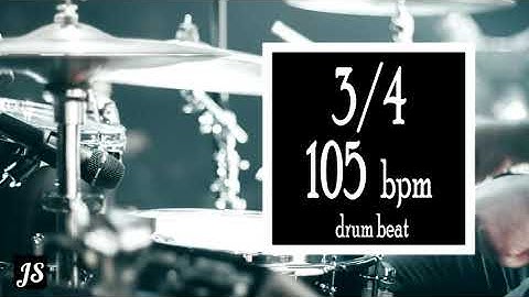 105 Bpm - 3/4 Drum Beat