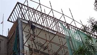 Aarav Graphics: contract by: building front elevation, contract us: 8448139637