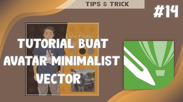 Mas Ogin | Tutorial Avatar minimalis vektor / How to make Avatar minimalist vector in Corel Draw
