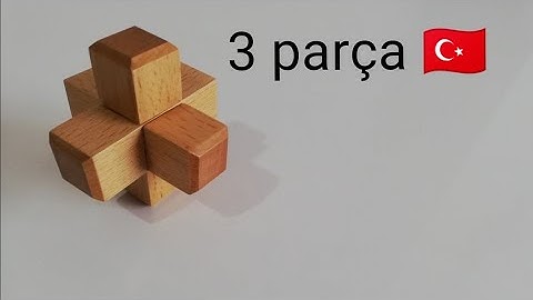 3 piece wooden puzzle
