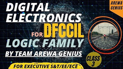 DFCCIL: Digital Electronics / Previous Year Questions- S&T/ECE/EE CLASS-03- LOGIC FAMILIES